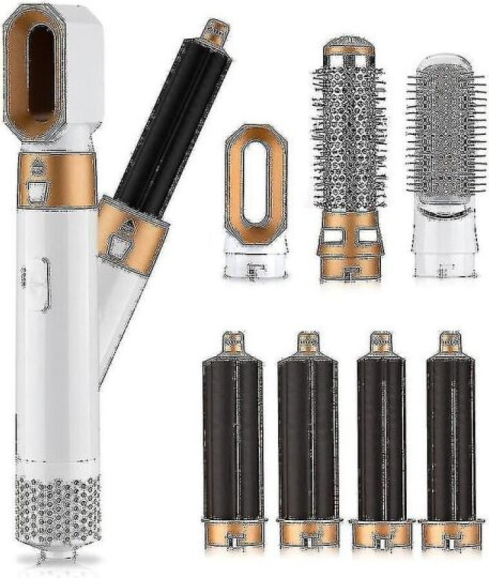 Airwrap Styler 7 i 1 Hår Elektrisk Hår Styler Hårføner Krølltang St