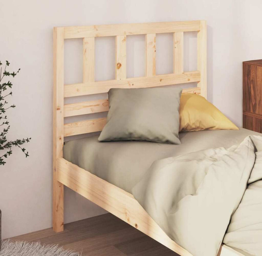 Sengegavl 81x4x100 cm heltre furu