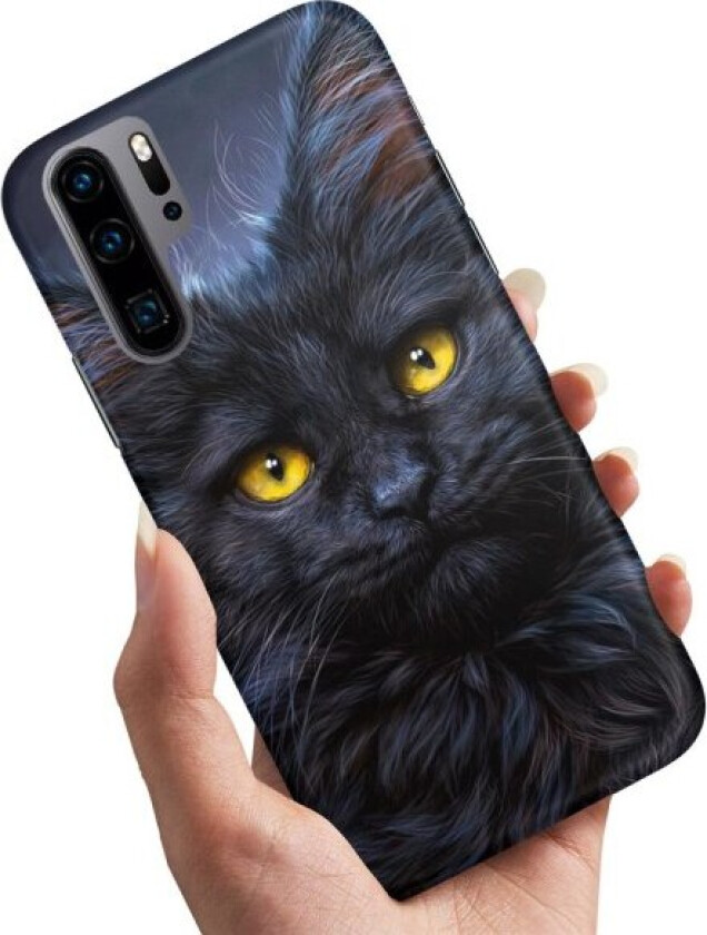 Huawei P30 Pro - Deksel/Mobildeksel Svart Katt