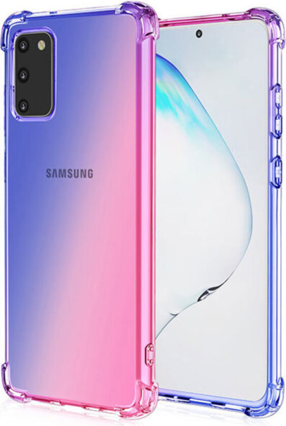 Silikondeksel - Samsung Galaxy S20 Blå/Rosa
