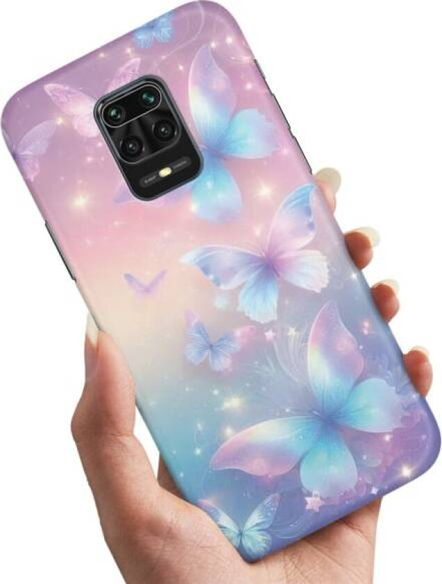 Xiaomi Redmi Note 9 Pro - Deksel/Mobildeksel Butterflies