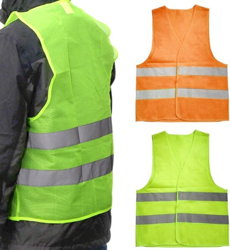 Refleksvest for voksne & barn / Refleks - Flere farger GrønnGul GreenYellow Vuxen - Grön