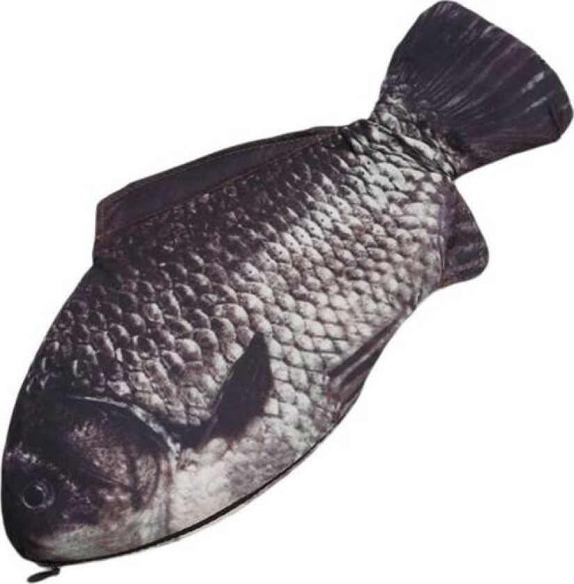 Fiskformet pennal, morsom fiskepenal, fiskemyntpung, morsomt