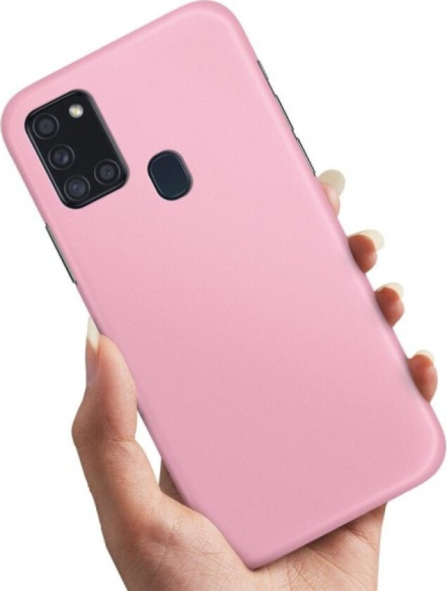 Samsung Galaxy A21s - Deksel/Mobildeksel Lyserosa Light pink