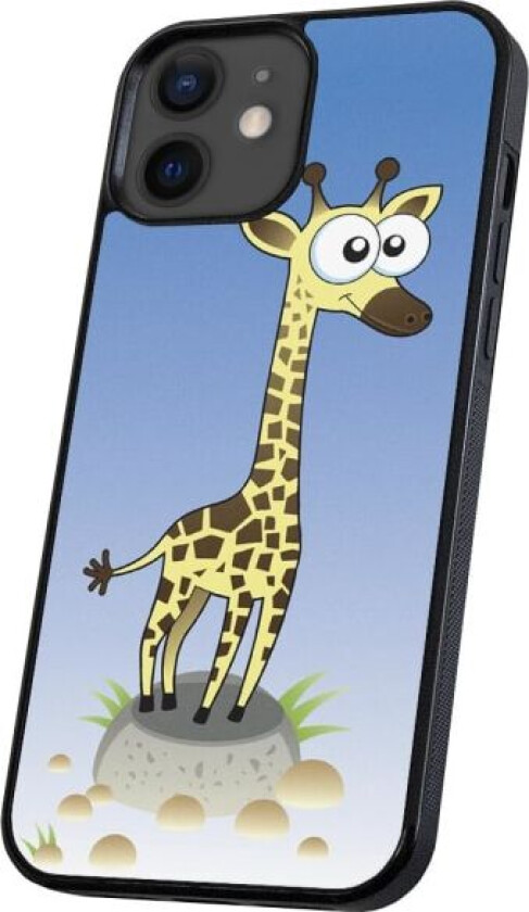 iPhone 11 - Deksel/Mobildeksel Tegnet Giraff Multicolor
