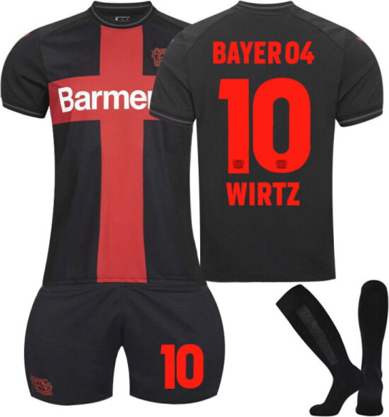 23-24 Bayer 04 Leverkusen barnekits fotballdrakt nr 10 Wirtz Z 26