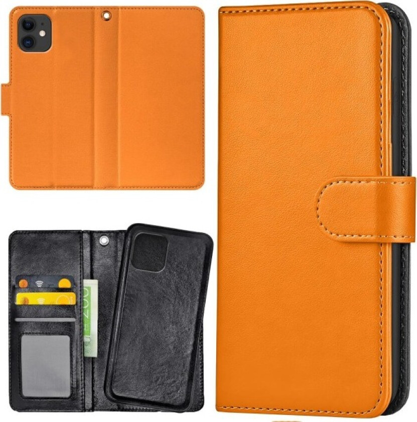 iPhone 12/12 Pro - Lommebok Deksel Oransje Orange