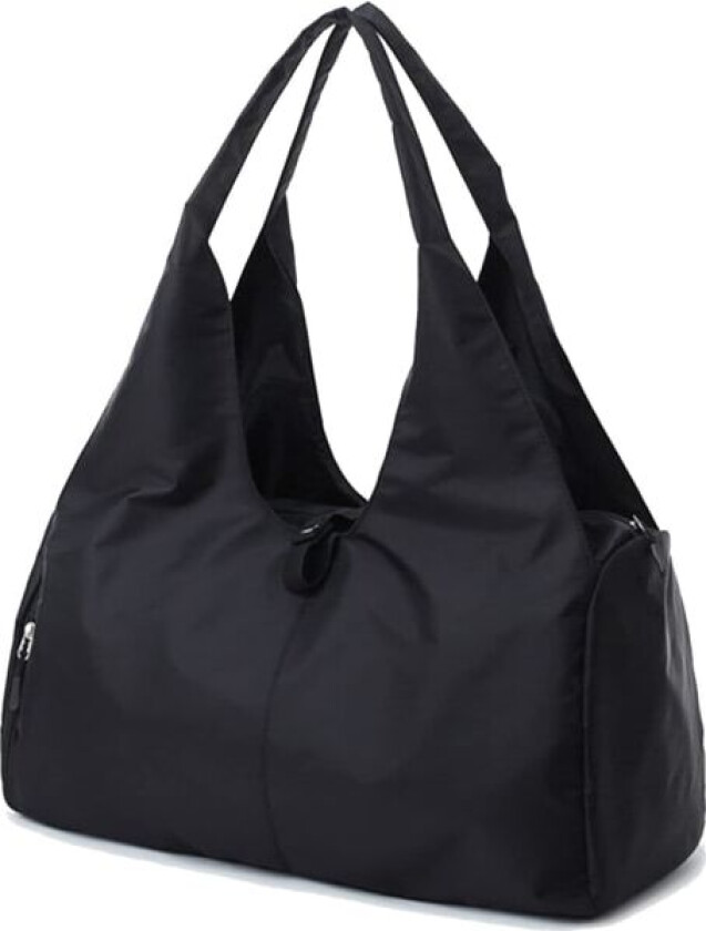 Sports Bag(Svart), Treningsbag med skofach for treningsbag