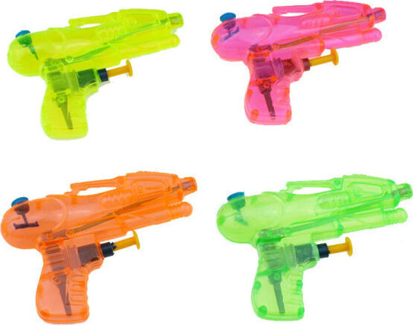 Vannpistoler, 8 stk tilfeldige farger gjennomsiktig liten vannpistol, liten vannpistol, barn voksen sprøytepistol vannsprengpistol spray liten vannsprøytepistol strand