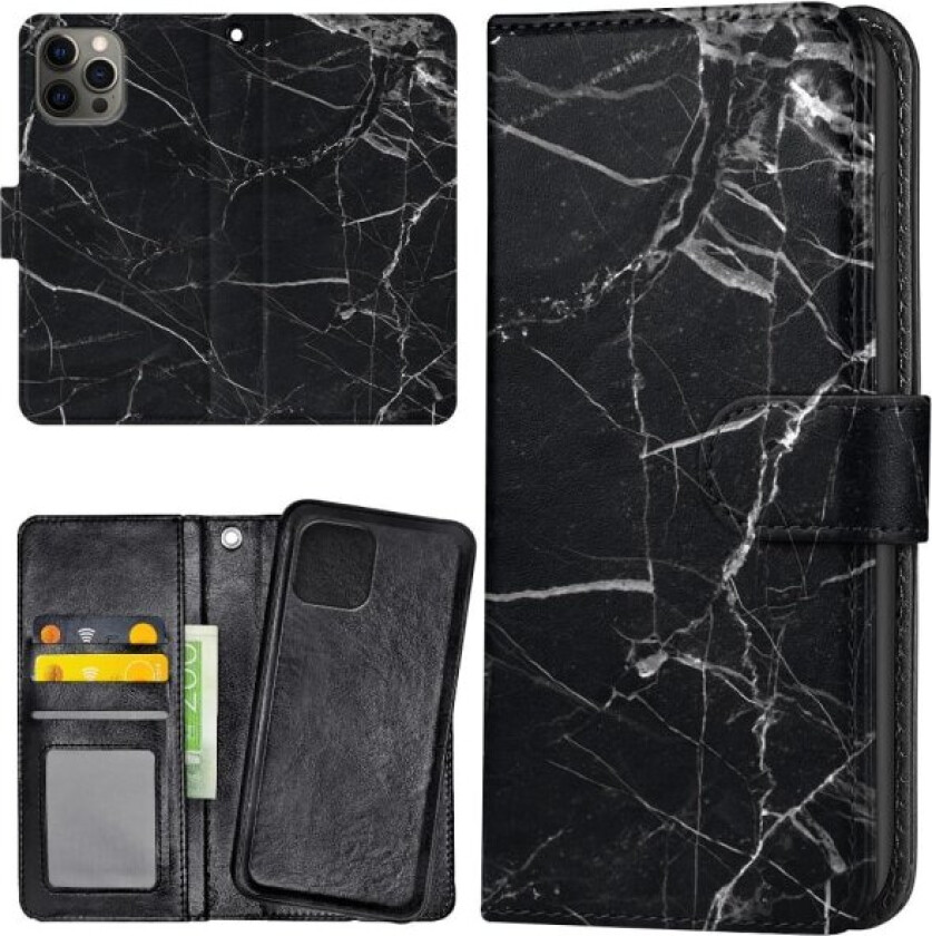 iPhone 14 Pro - Lommebok Deksel Marmor