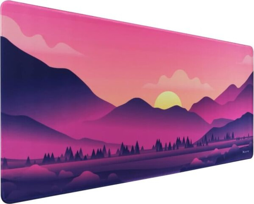 Gaming Musematte, 900 x 400 mm Stor Musematte, Anime Musematte, XXL Musematte, Kontor Skrivebordsmatte Stor Størrelse, Personlig Design (UK08 x pursun)