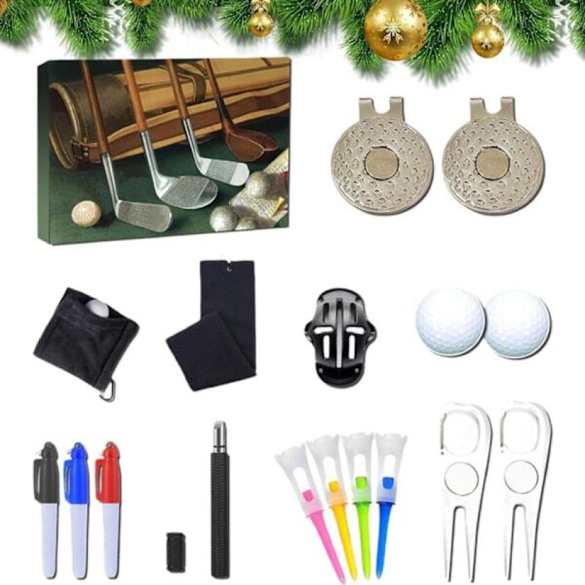 Adventskalender for Golfere, Golf Adventskalendere, Juletellerkalender
