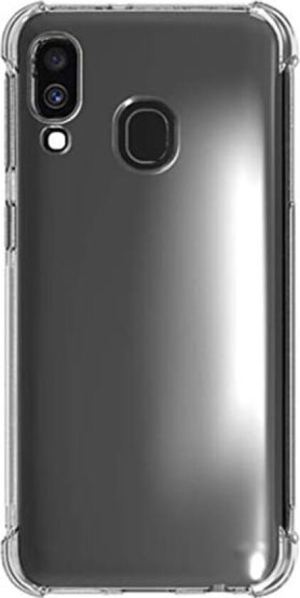 Samsung Galaxy A40 - Elegant silikondeksel Transparent/Genomskinlig