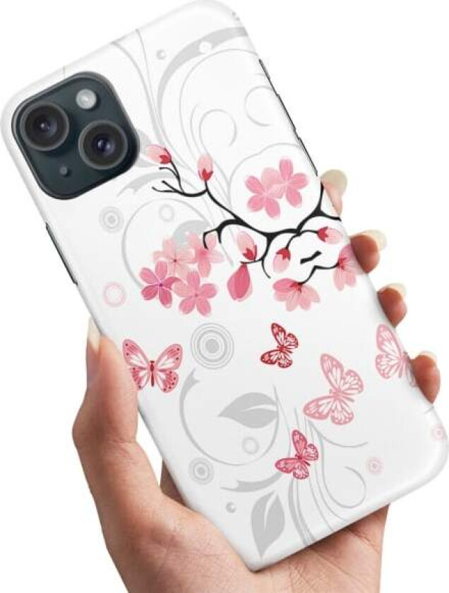 iPhone 15 Plus - Deksel/Mobildeksel Naturlig Mønster