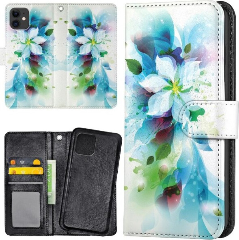 iPhone 11 - Lommebok Deksel Blomst