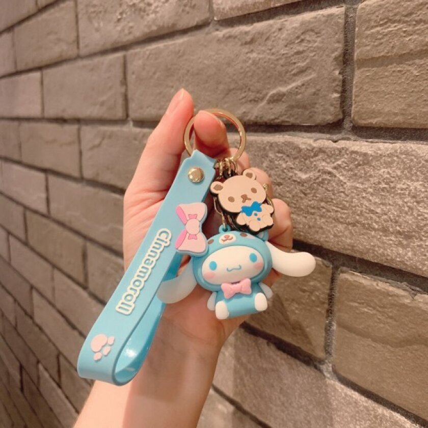 2 stk. nøkkelring for barn, Cinnamoroll-nøkkelring, nøkkelbrikketilbehør