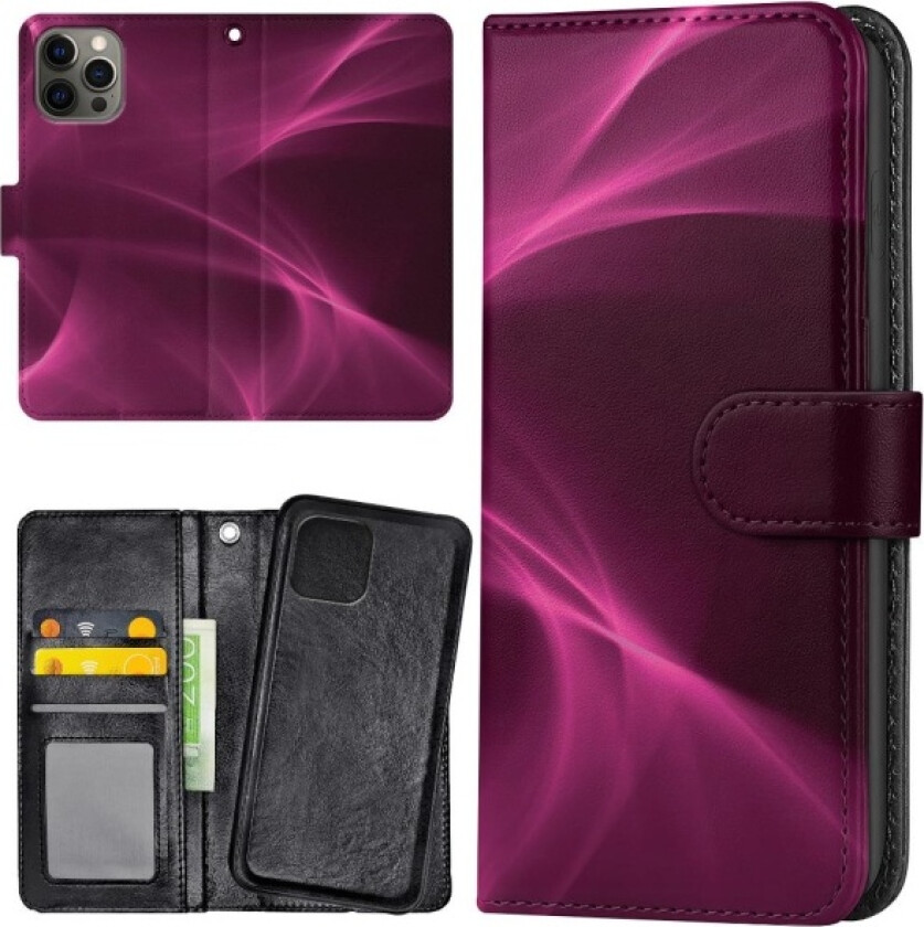 iPhone 13 Pro Max - Lommebok Deksel Purple Fog Multicolor