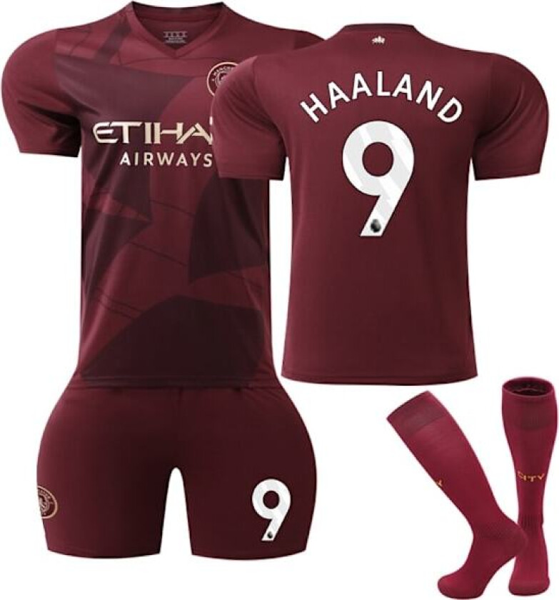 Manchester City Borte Fotballdrakt Barn 23-24 Nr 16 Rodrigo 28