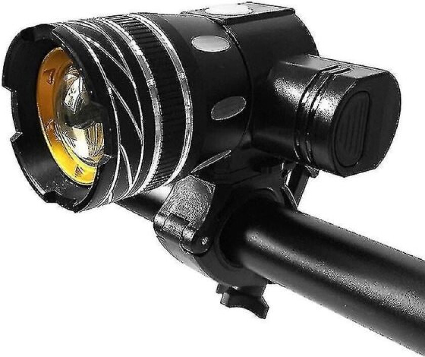 Z30 15000lm T6 LED-sykkellyssett USB oppladbart frontlys/lommelykt vanntett zoombar sykkellykt for sykkel null none