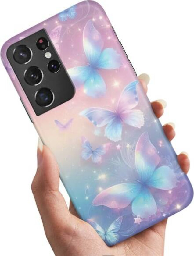Samsung Galaxy S21 Ultra - Deksel/Mobildeksel Butterflies