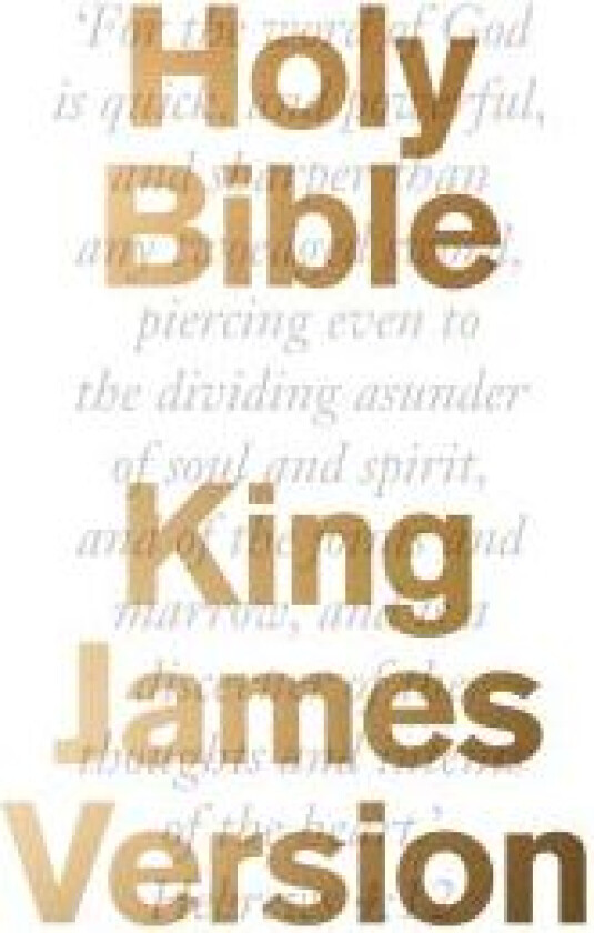 The Bible: King James Version (KJV) av Collins KJV Bibles