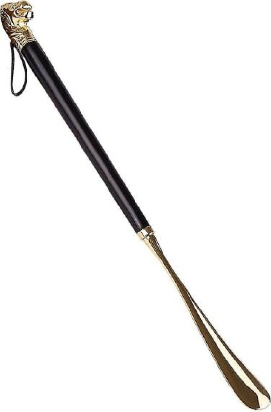 Metall skohorn i messing, praktisk skohorn, 58 cm