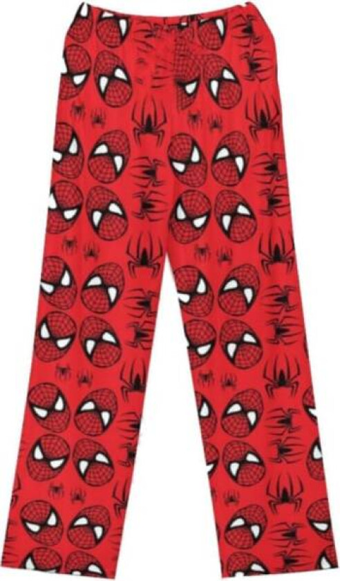 Bilde av Spider-man bomulls løse pyjamasbukser kvinner pyjamas lange bukser kvinner menn tegneserie sovebukser casual jenter M