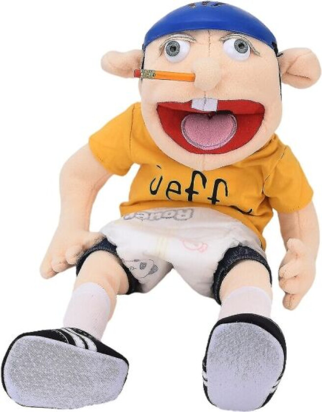 50% Rabatt 60cm Jeffy Dukke Jeffy Hånddukke Plussj Leke Stoffdyr Barn Bursdagsgave Leke Ny