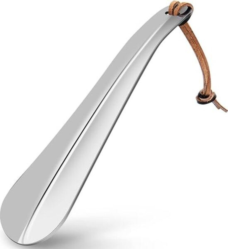 Skohorn 7,5 tommer, Bærbar Skohorn, Reisesko Horn, Premium Rustfritt Stål Sko Horn, Sko Hjelp for Menn