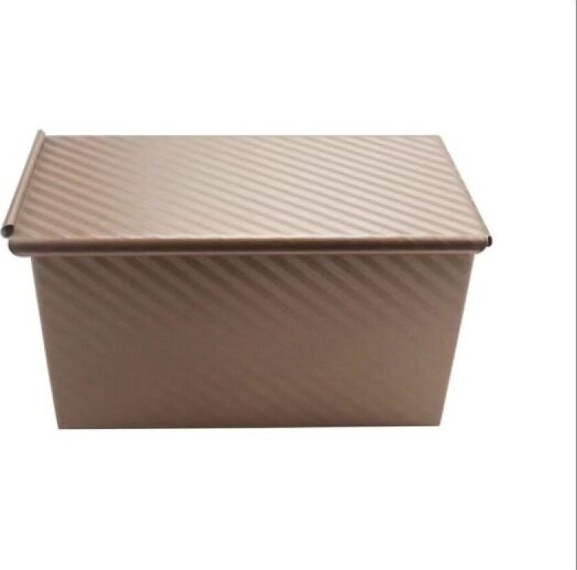Pullman brødform med lokk for bølgeblikkbrød med lokk (21,5 x 12 x 11 cm)