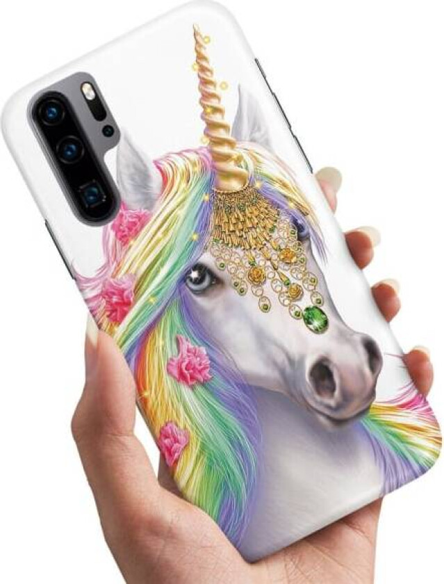 Huawei P30 Pro - Deksel/Mobildeksel Unicorn/Enhjørning
