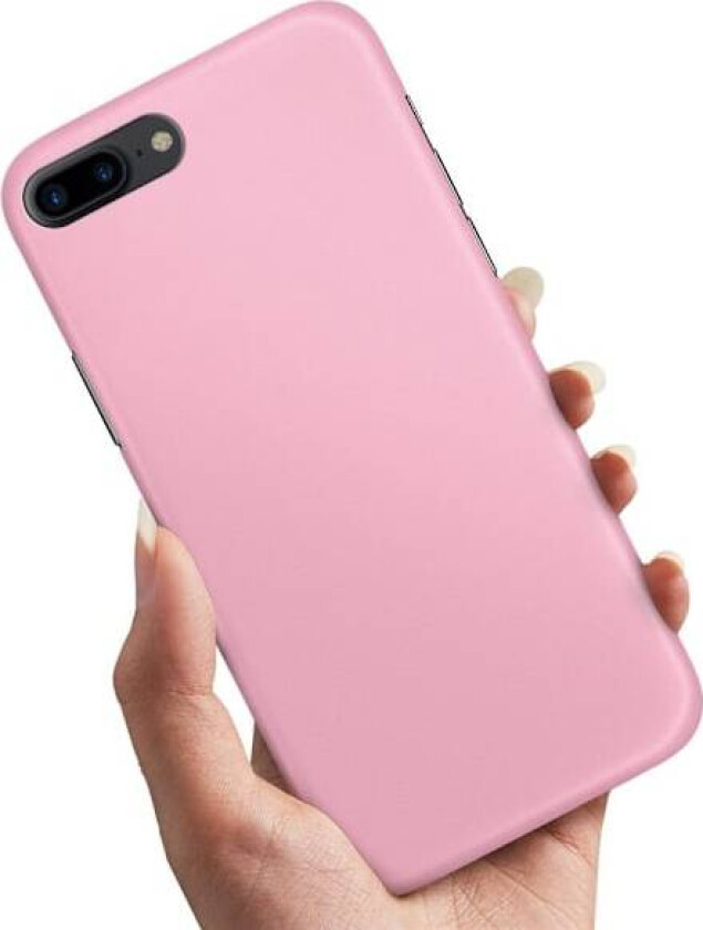 iPhone 7/8 Plus - Deksel/Mobildeksel Lyserosa Light pink