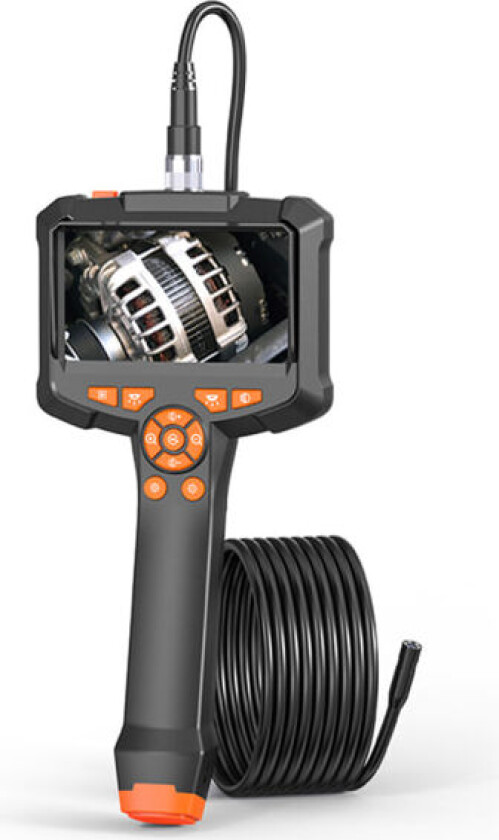 Endoskopkamera, inspeksjonskamera 4,3'' IPS-skjerm 1080P HD End