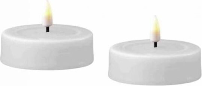 Hvit Telys Jumbo 2pk
