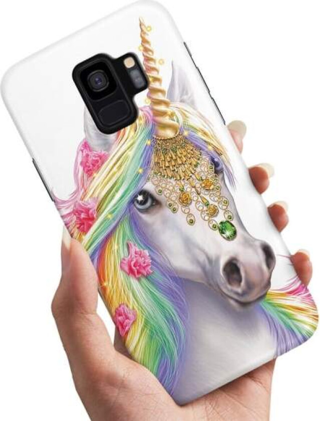 Samsung Galaxy S9 Plus - Deksel/Mobildeksel Unicorn/Enhjørning