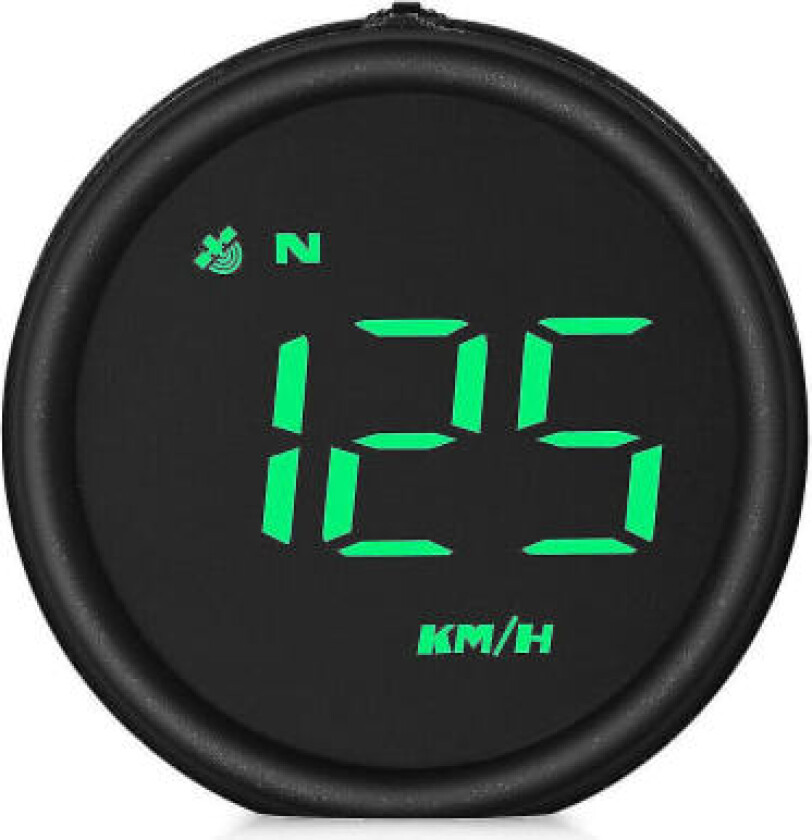 Digital GPS speedometer HUD Mph / Km overspeedvarsel for bil motorsykkel