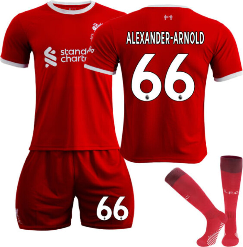 Liverpool hjemmedrakt for barn 2023-24 nr Z 66 ALEXANDER-ARNOLD 12-13 år