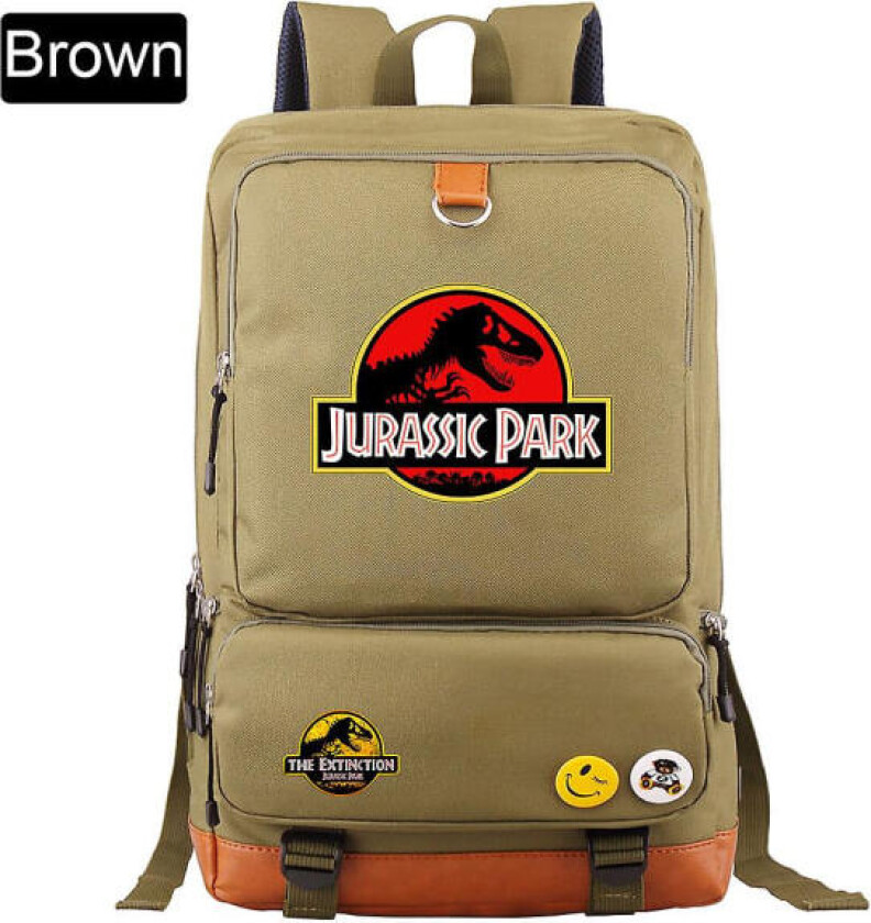 Mote-eventyr Dinosaur Jurassic Park World Jente og Gutt Bok Skolesekk Dame Ryggsekk Tenåringer Skolesekker Student Ryggsekk D33-22