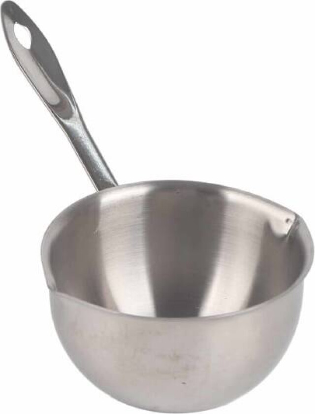 Smørvarmer Potte Alt-i-ett Flat Induksjonsbunn Rustfritt Stål Mini Smørvarmer Melkepotte Liten Kasserolle 300ML