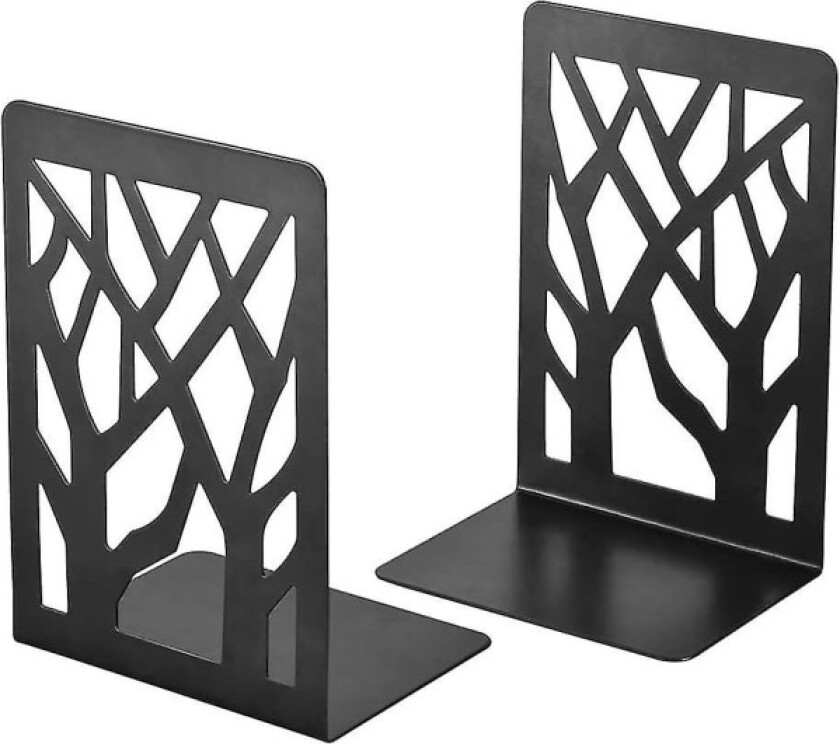 Bokstøtter, Metallbokstøtter, Svarte Bokstøtter, Bokstøtter, Innovative Bokstøtter (svart 1 par) - Bokstøtte for barn, kontorer, skoler, stuer, bokhyller