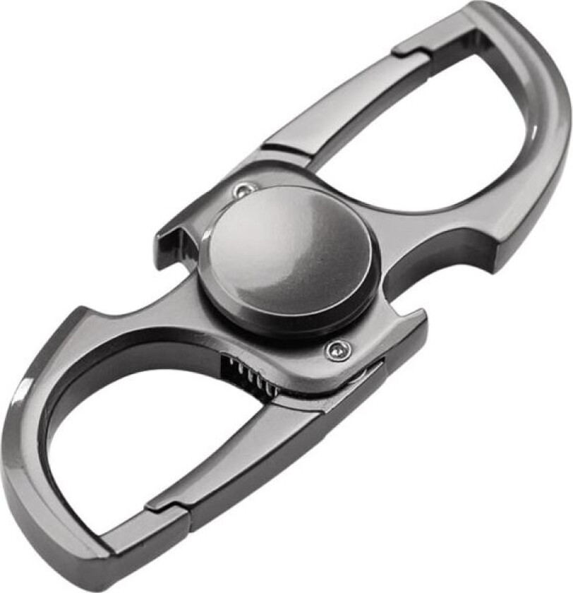 Fidget Spinner Nøkkelring Herre Kreativ Design Gave Rustfritt Stål Bilnøkkel Midje Henge Circle Creative