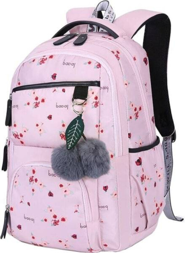 Dame Ryggsekk Skoleveske - Rosa