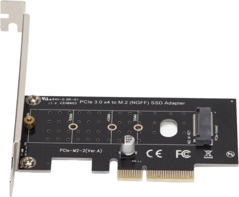 NVME M.2 til PCIE3.0 X4 Adapter Rask Hastighet Rask Varmeavledning M.2 NVME SSD til PCIE 3.0X4