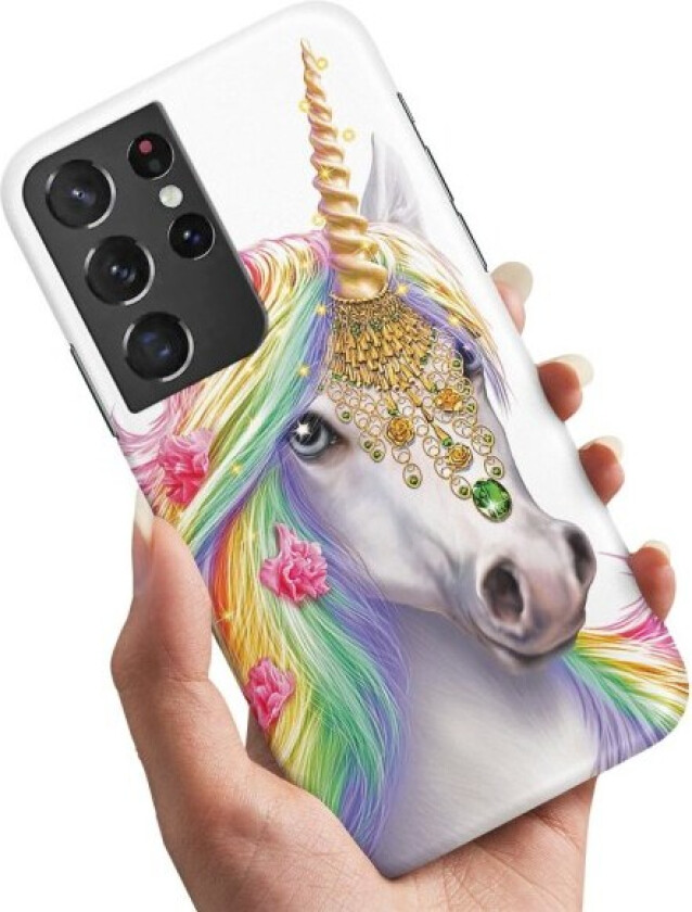 Samsung Galaxy S21 Ultra - Deksel/Mobildeksel Unicorn/Enhjørning