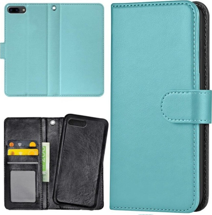 iPhone 7/8 Plus - Lommebok Deksel Turkis Turquoise