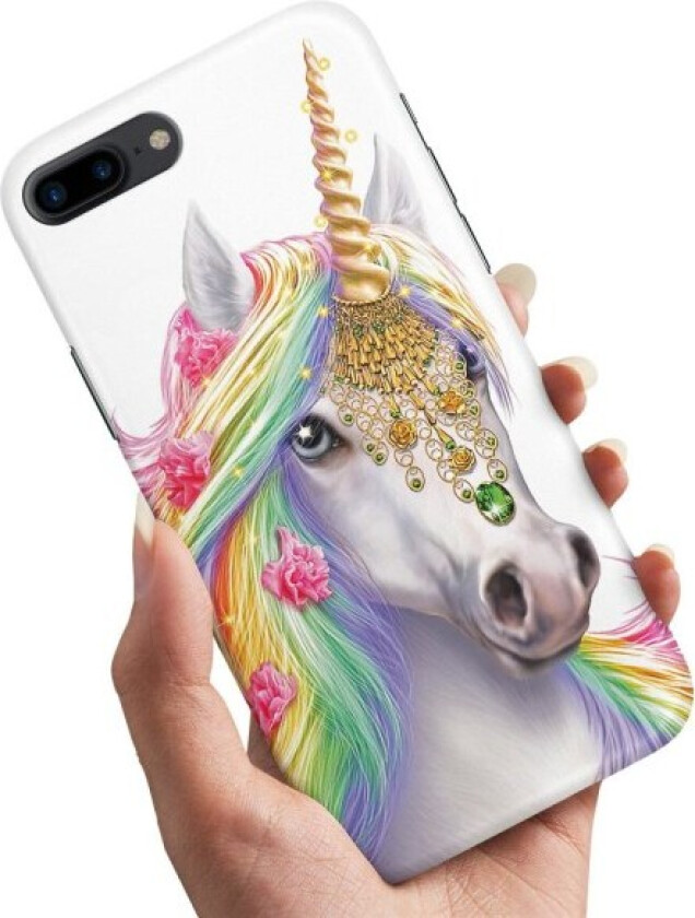 iPhone 7/8 Plus - Deksel/Mobildeksel Unicorn/Enhjørning