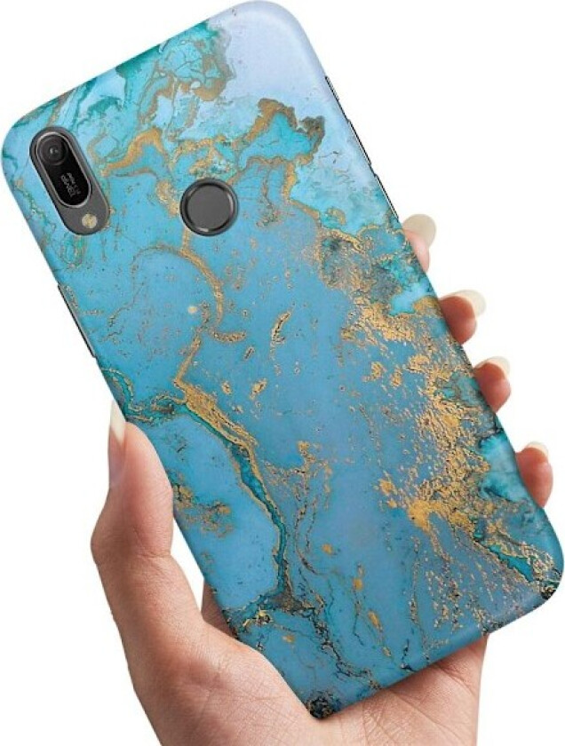 Huawei P30 Lite - Deksel/Mobildeksel Marmor Multicolor