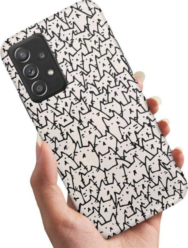 Samsung Galaxy A52/A52s 5G - Deksel/Mobildeksel Kattgruppe Multicolor