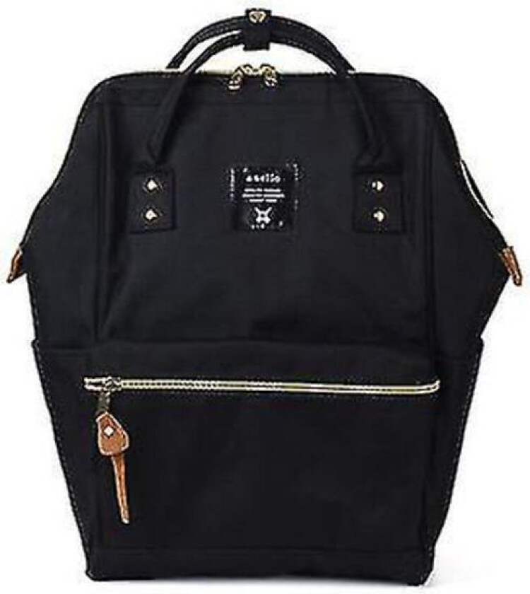 Anello Merke Dame Ryggsekk Stor Kapasitet Oxford Vanntett Skolesekk Tyverisikker Laptopveske Mann & Kvinne Reise Ryggsekk (FMY) black 15 Inches