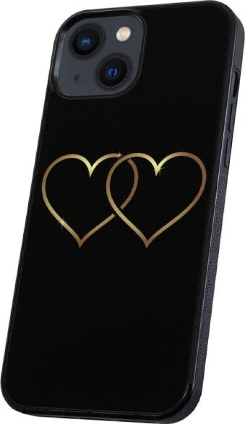 iPhone 13 - Deksel/Mobildeksel Double Hearts Multicolor